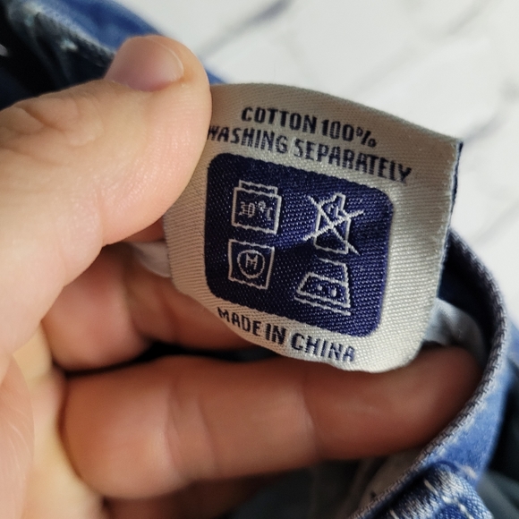 COPY RAW | denim sequin Donald Duck disney cropped cuffed jeans - Picture 11 of 11